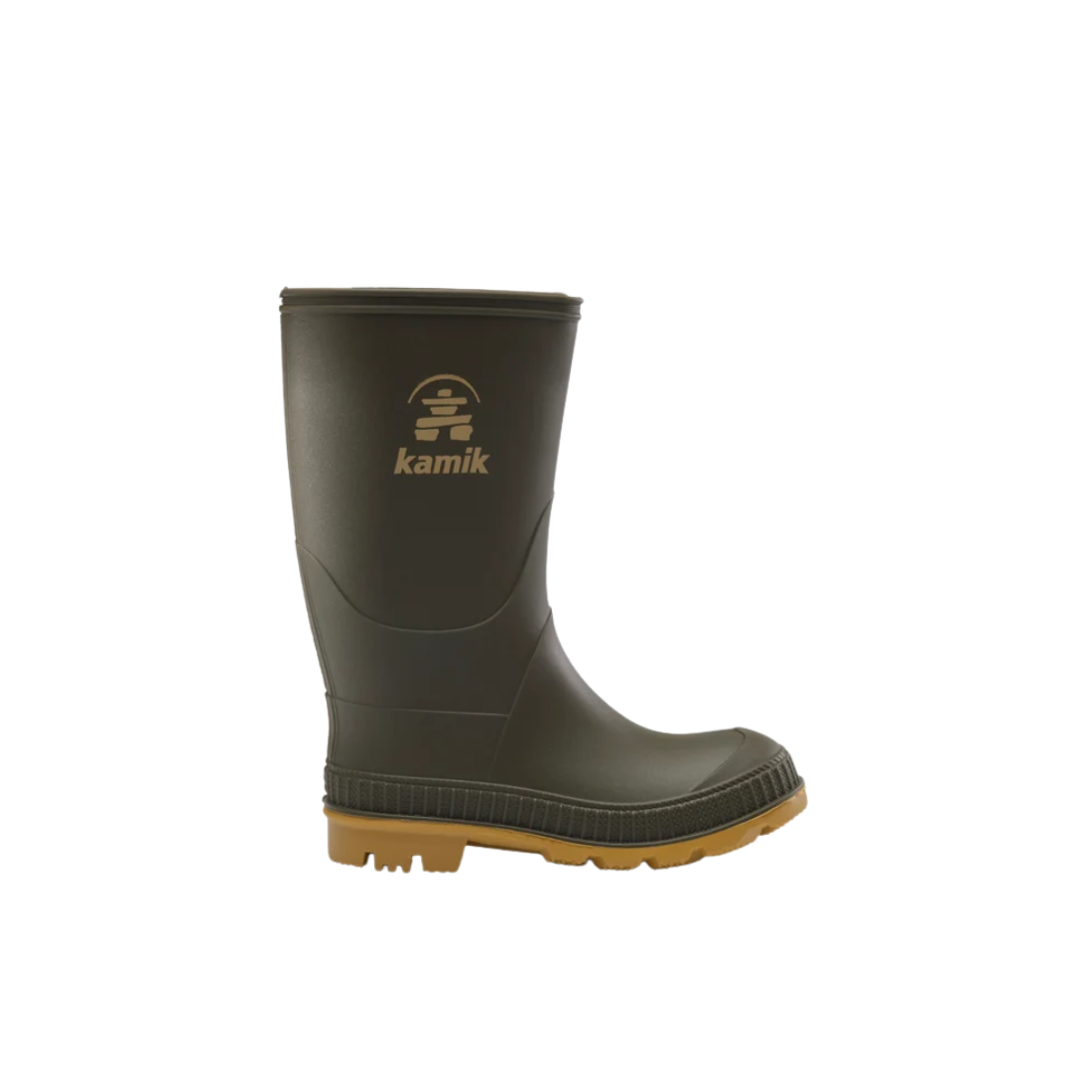 KAMIK Stomp Kids Waterproof Rain Boots Black - product view