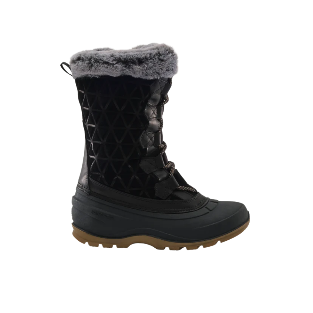 KAMIK Snovalley 6 Women Leather Waterproof Winter Boots Black - product view