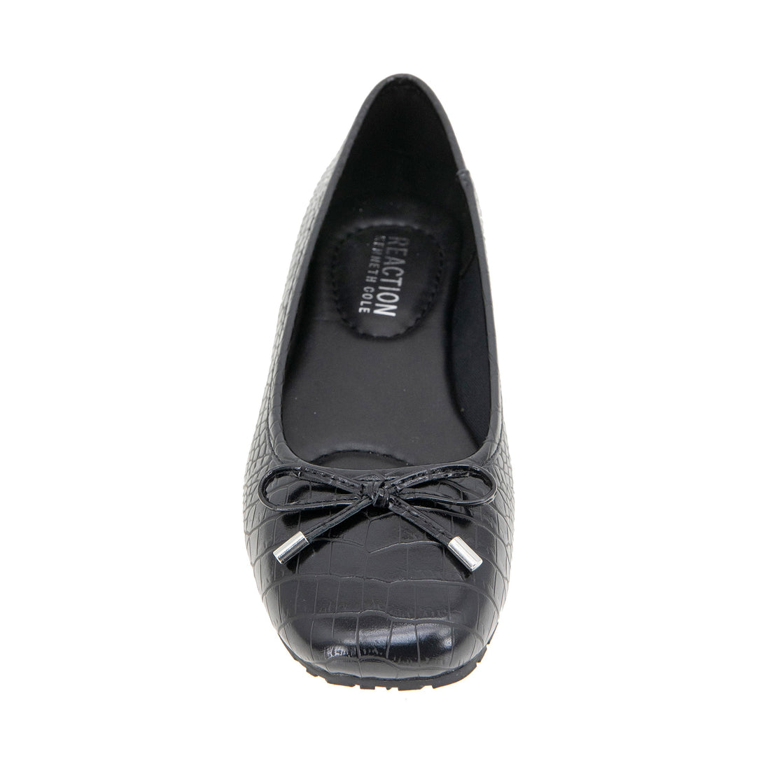 KENNETH COLE Elstree W Women Casual Shoes Croco-textured Black - product view