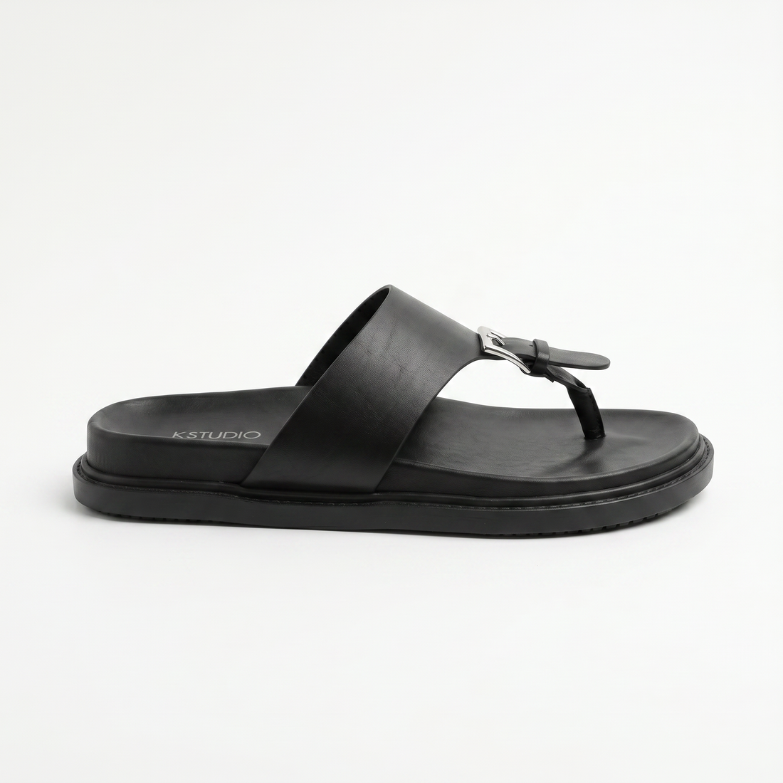 K STUDIO Poppy Thong W Women Casual Sandals slides flip flop gougoune Black