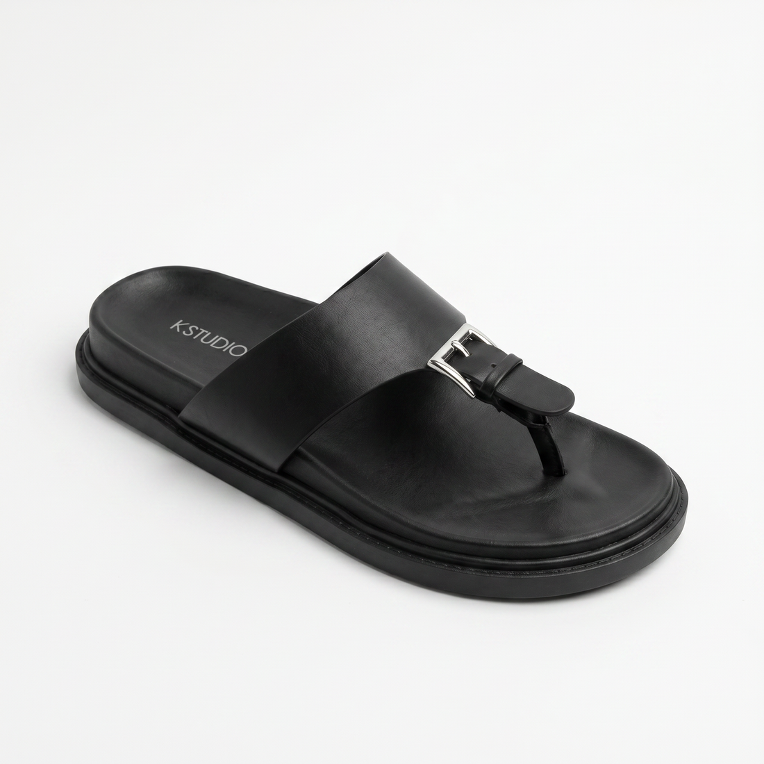 K STUDIO Poppy Thong W Women Casual Sandals slides flip flop gougoune Black