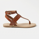 K STUDIO Pansy Flat W Women Casual Sandals Tan