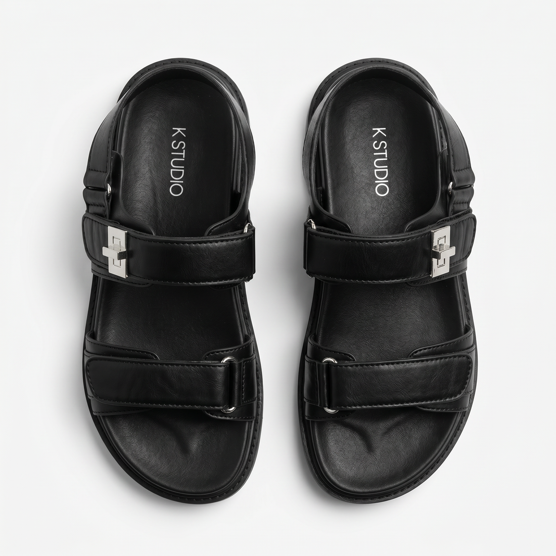K STUDIO Snapdragon W Women Casual Sandals Black