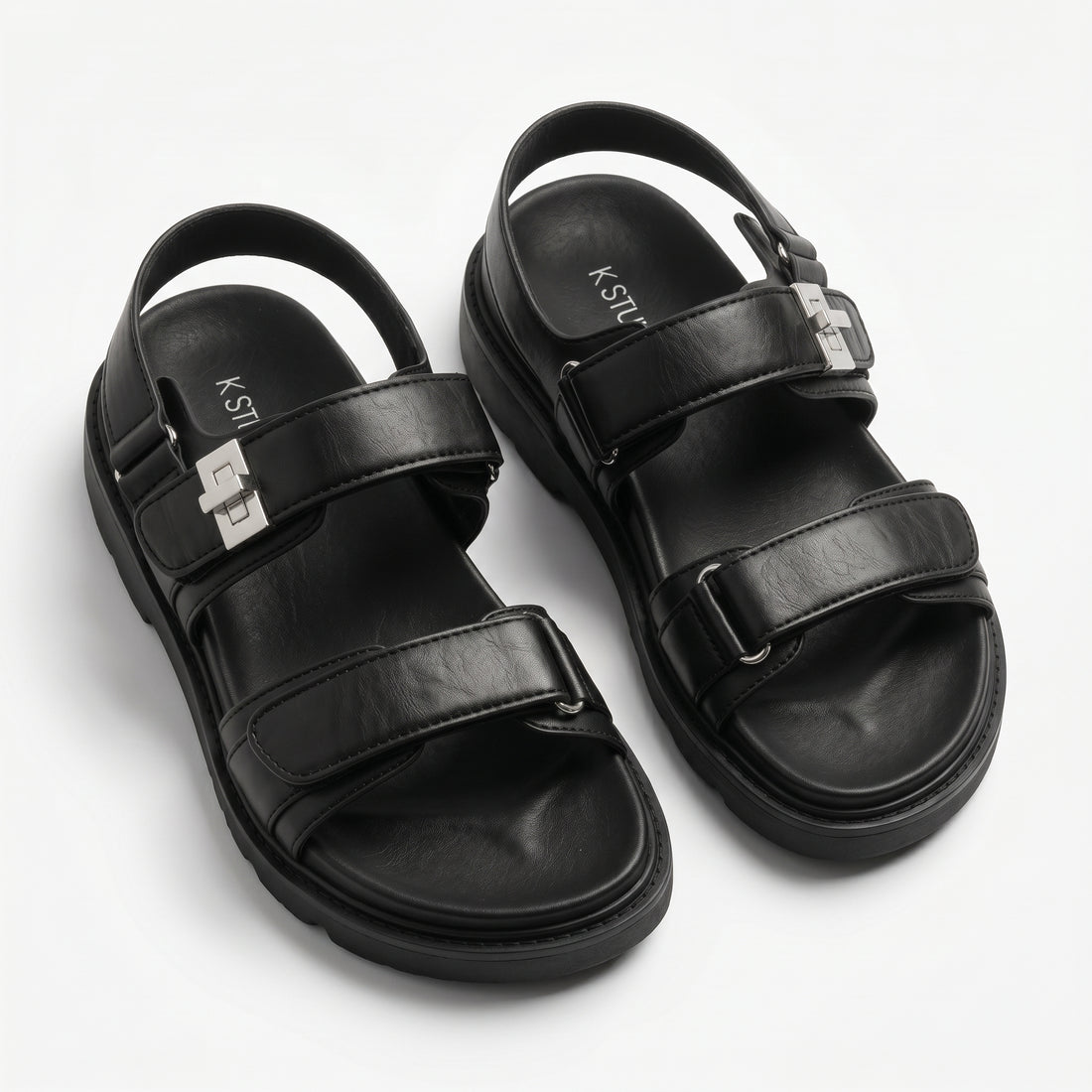 K STUDIO Snapdragon W Women Casual Sandals Black