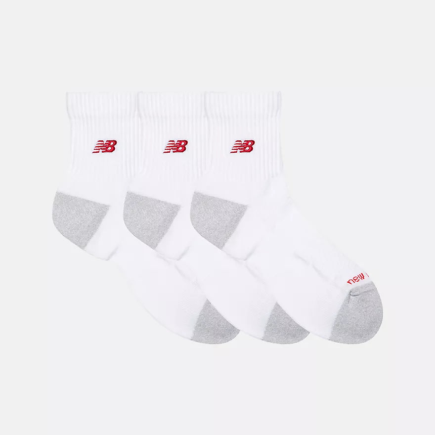 NEW-BALANCE Active Premium Crew 3 Packs men socks in White – product view