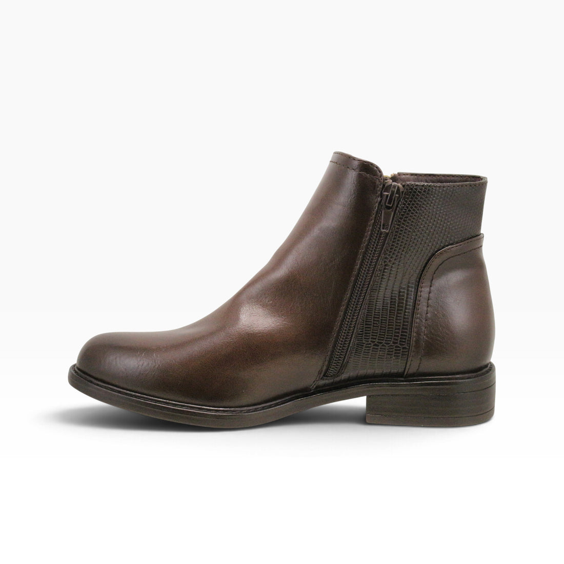 NYC COUTURE Falcon W Women Casual Chelsea Booties Dark Brown - product view