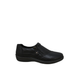 SOFT COMFORT Billie Jean Women Casual Comfort flat Shoe in Black with zipper - product view