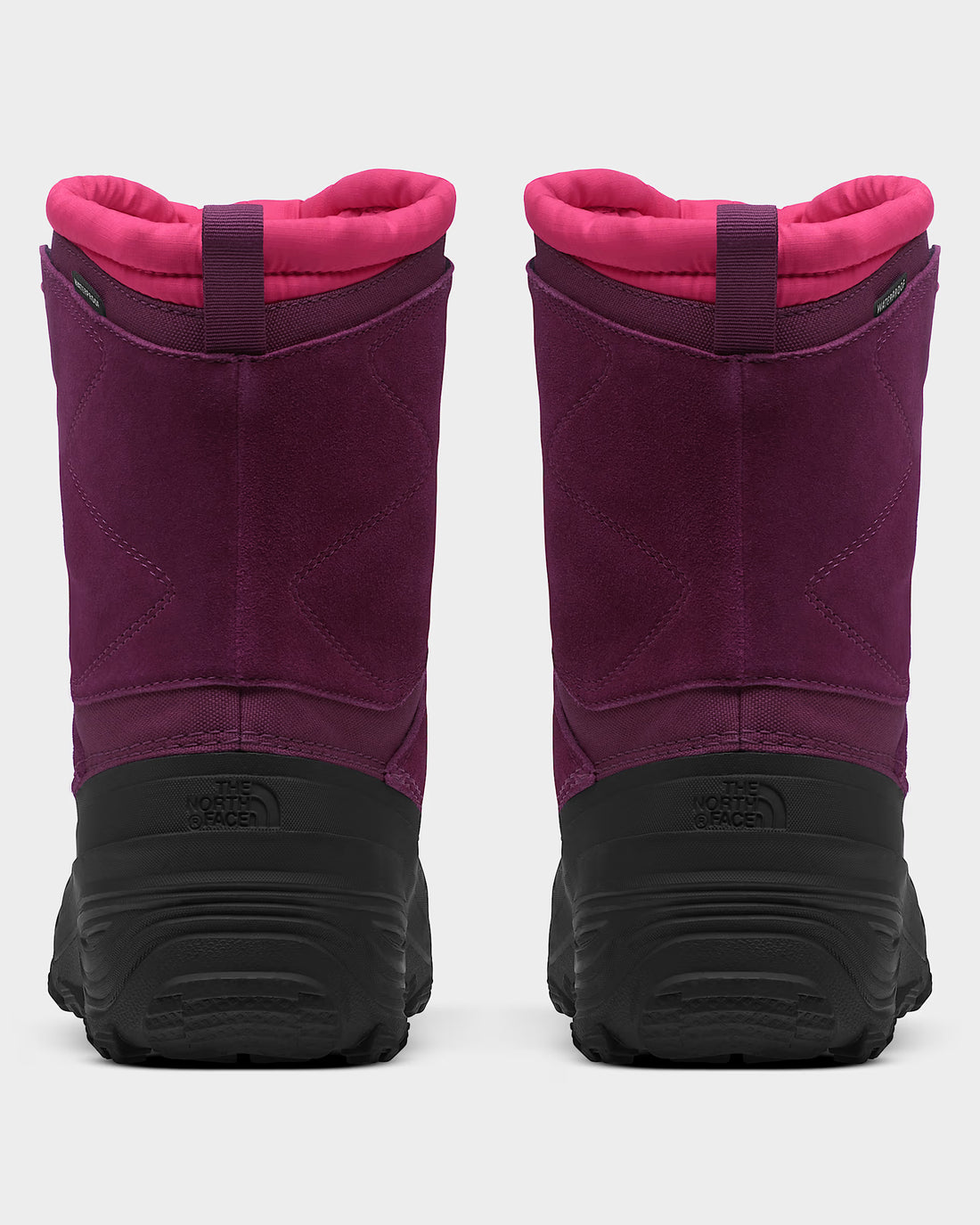THE NORTH FACE Alpenglow V WP K Kids waterproof Winter Boots purple - product view