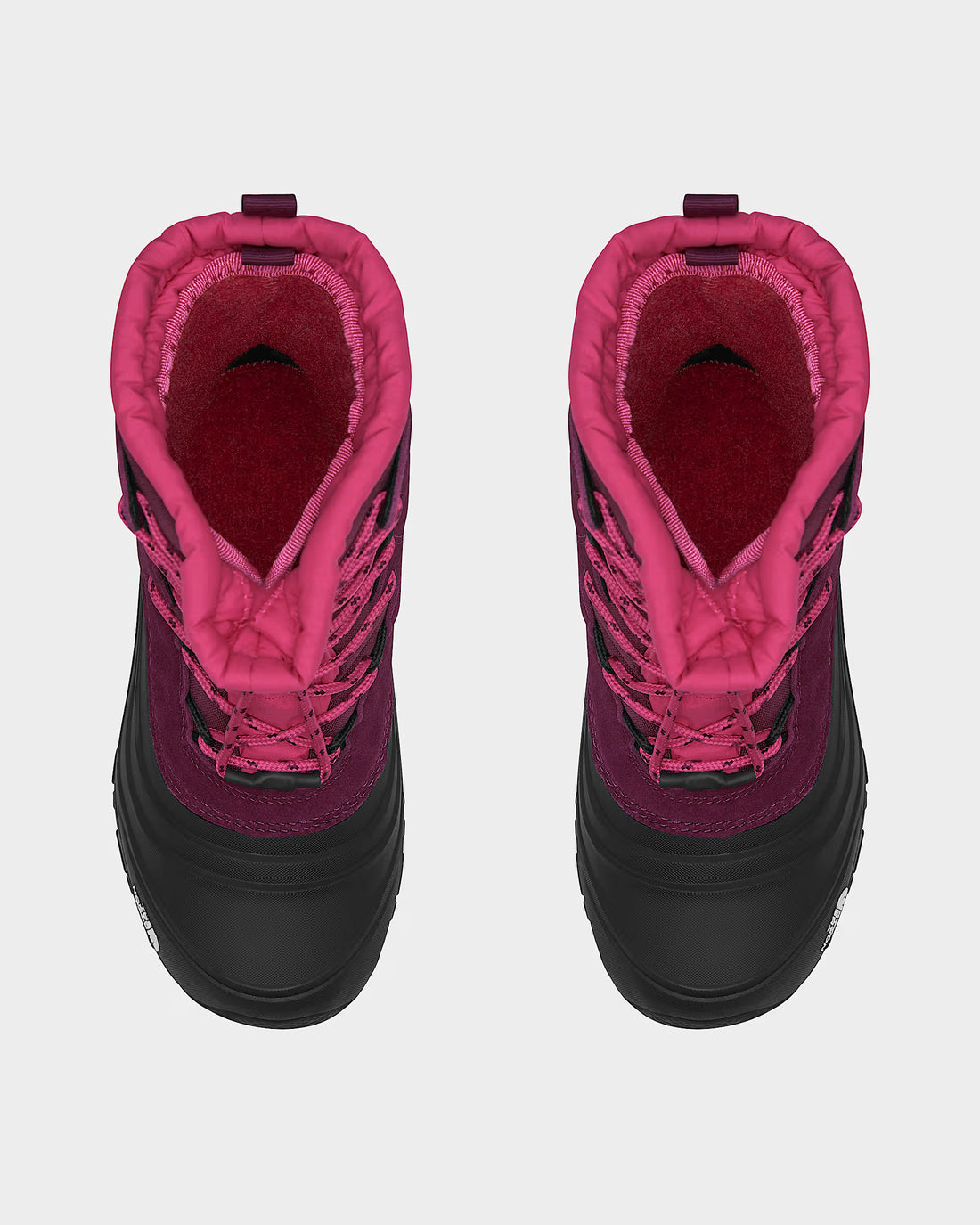 THE NORTH FACE Alpenglow V WP K Kids waterproof Winter Boots purple - product view