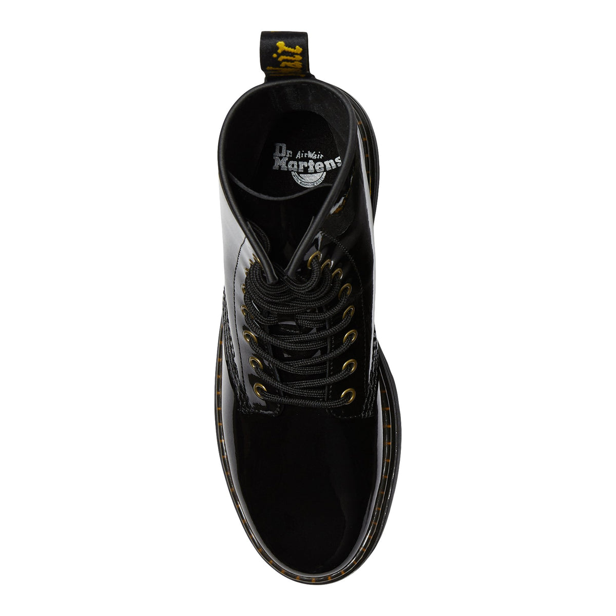 Dr Martens Men’s Zavala Boots black patent leather Dr. Martens Zavala Patent Lamper Boot Black, Black, 4 UK  main image 4